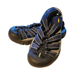 Keen Mens Waterproof Sport Sandals Size 9 Navy/Gray Rubber Sole Outdoor Hiking S